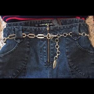 KENNETH COLE SILVER BELT